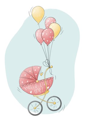Studio Fred Illustraties | Geboortekaart | Ballonnen