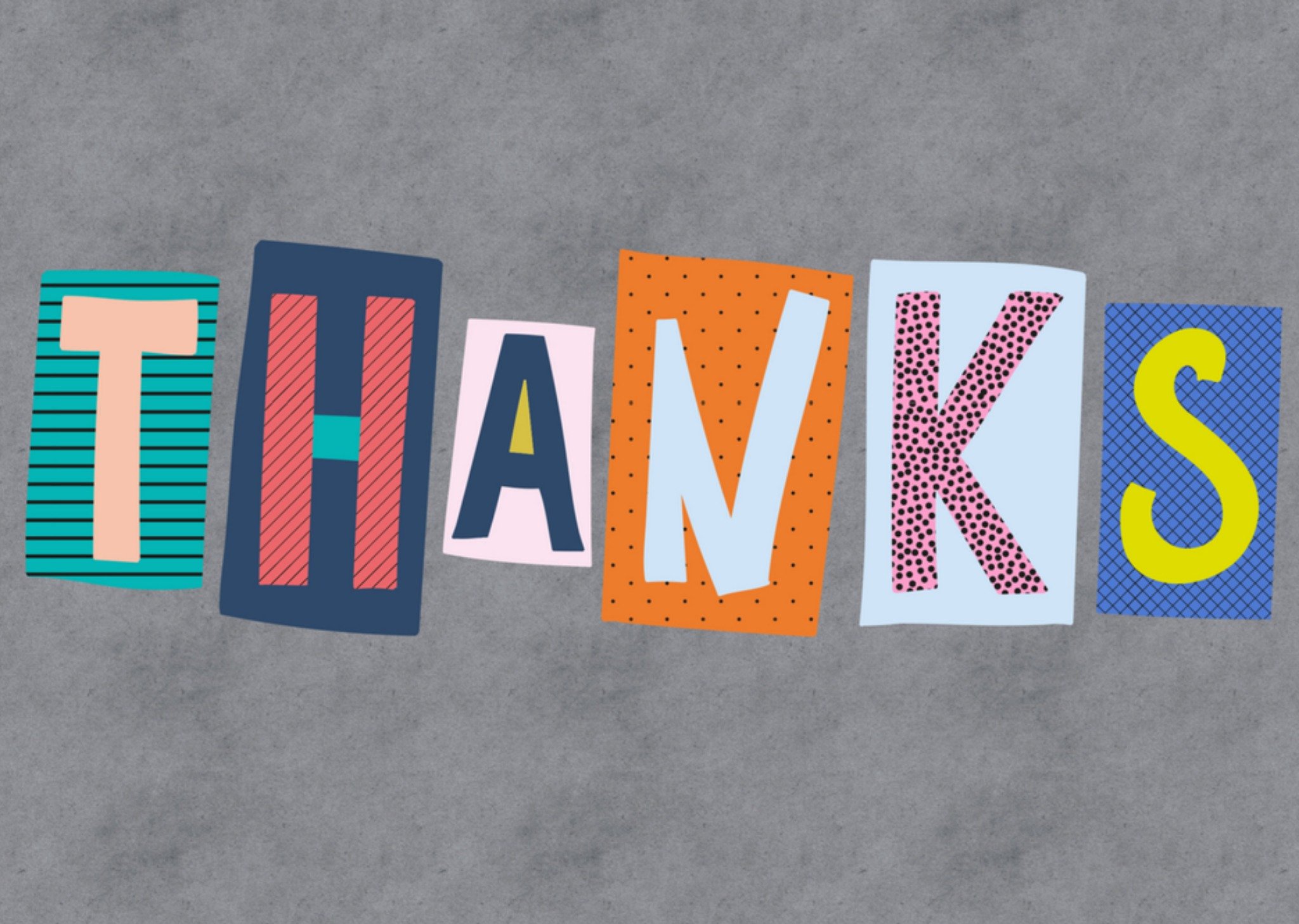 Bedanktkaart kleurrijk Kaart Greetz