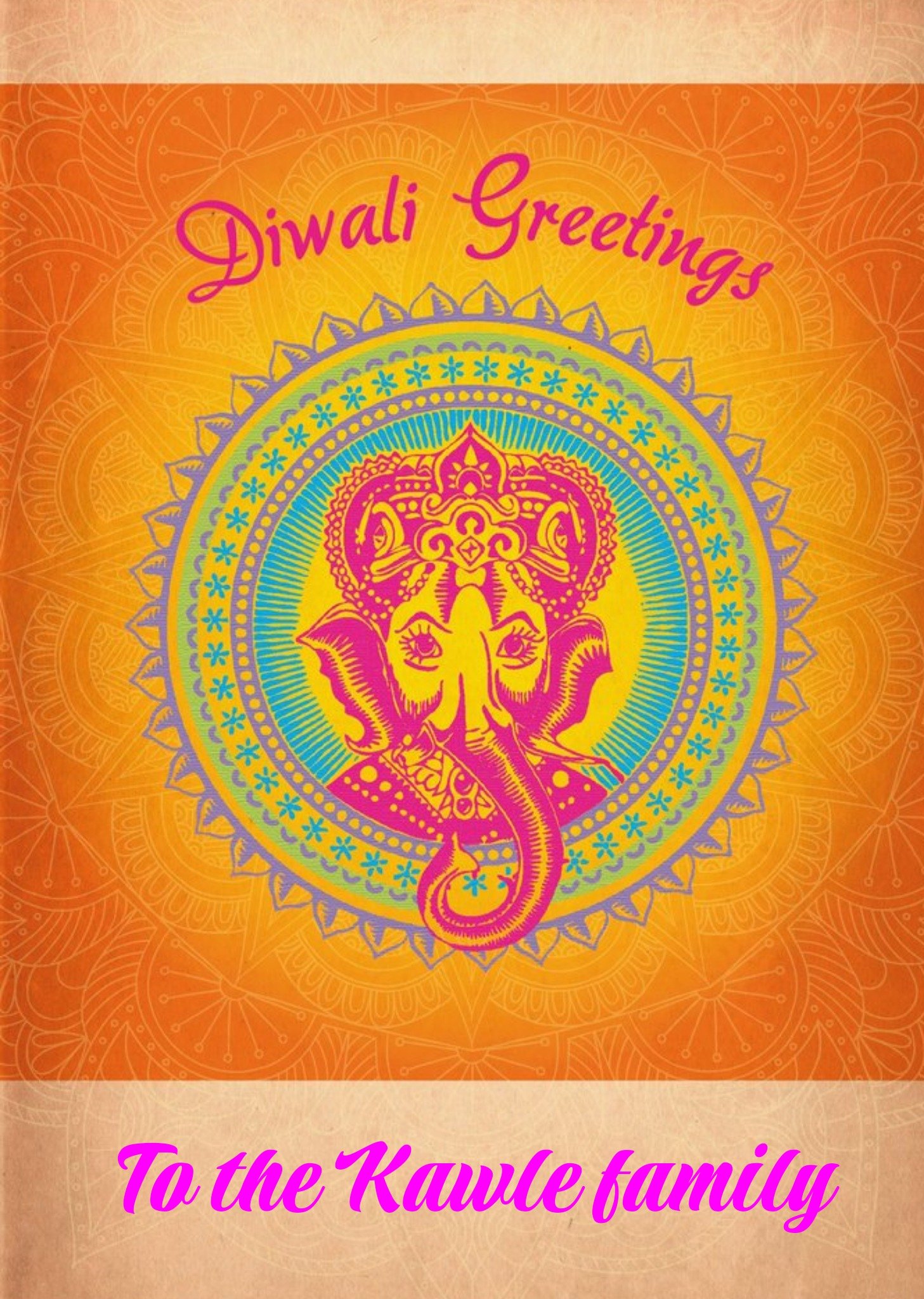 Davora Diwali kaart Greetings Kaart Davora Ltd