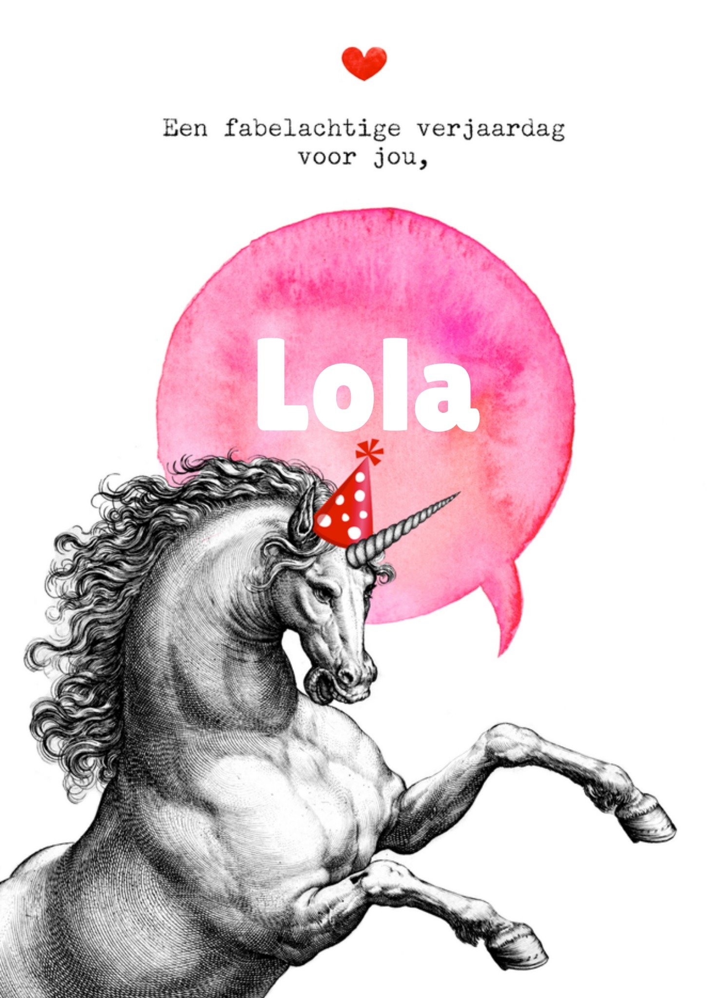 Verjaardagskaart Paard Bright Spot