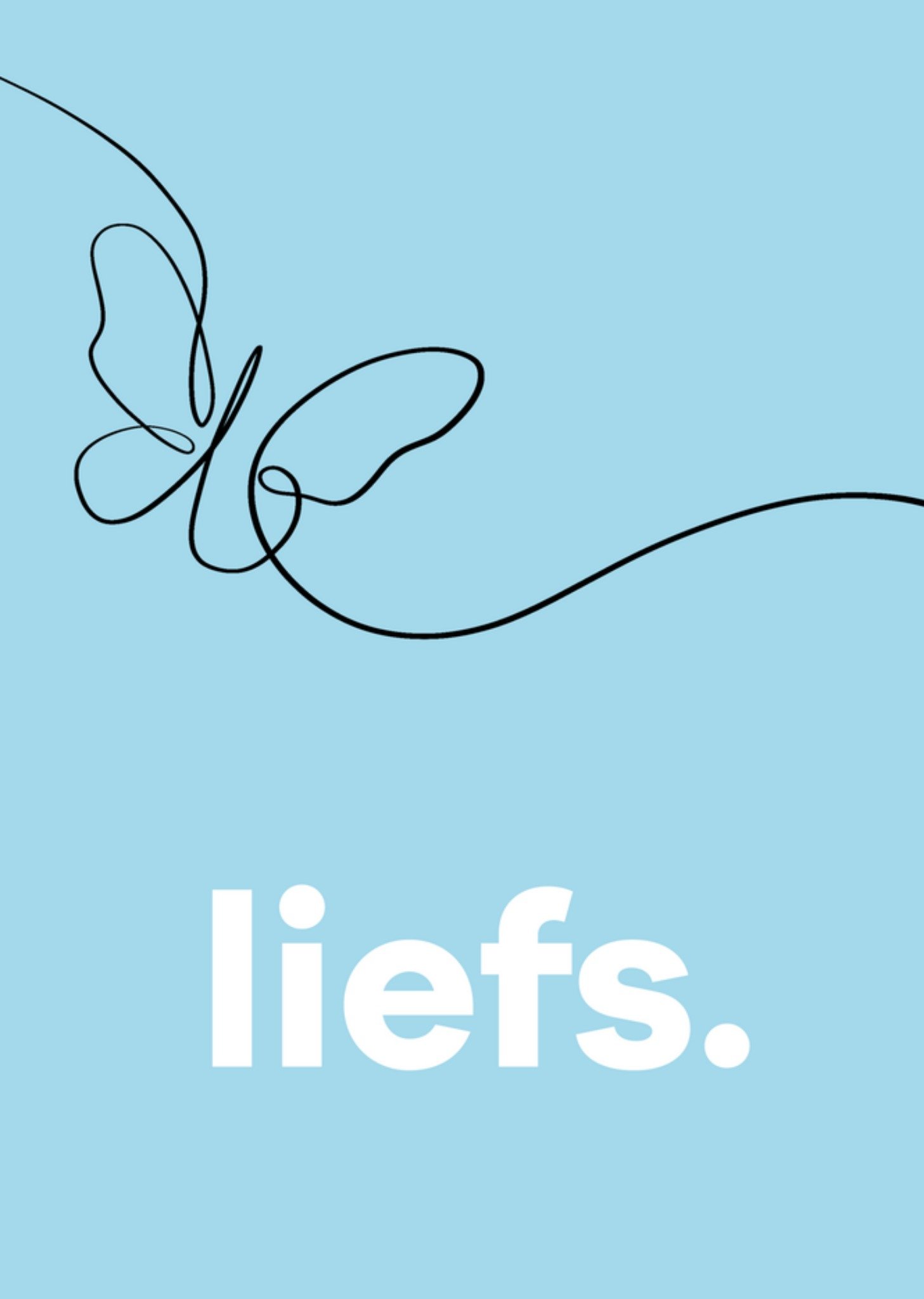 Denken aan kaart liefs Greetz