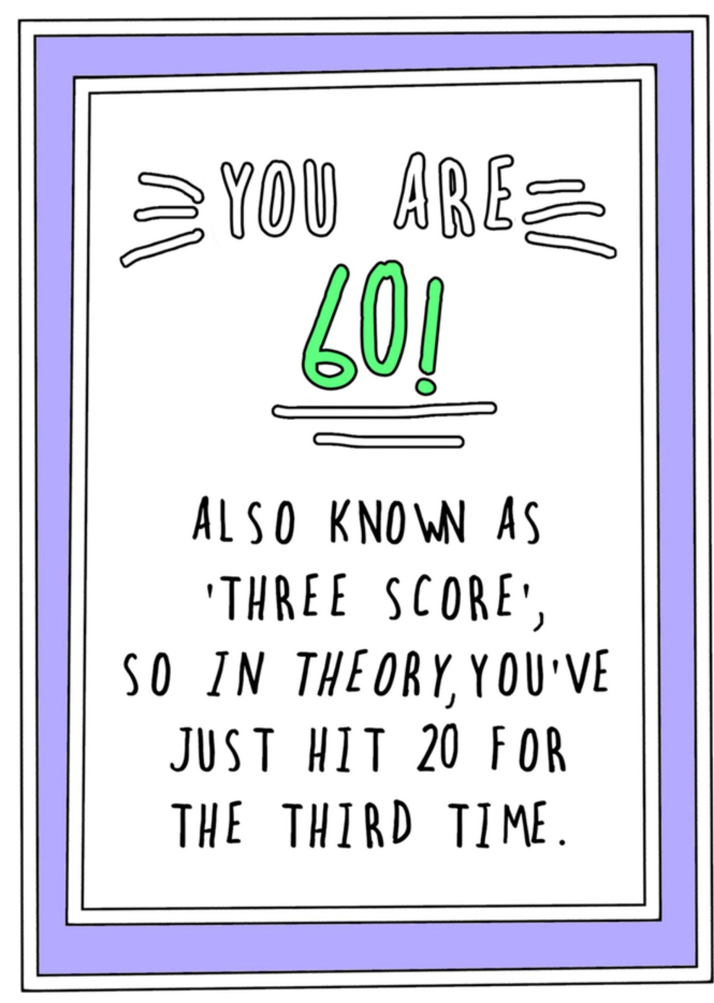 Go La La Verjaardag Text Kaart Go La la