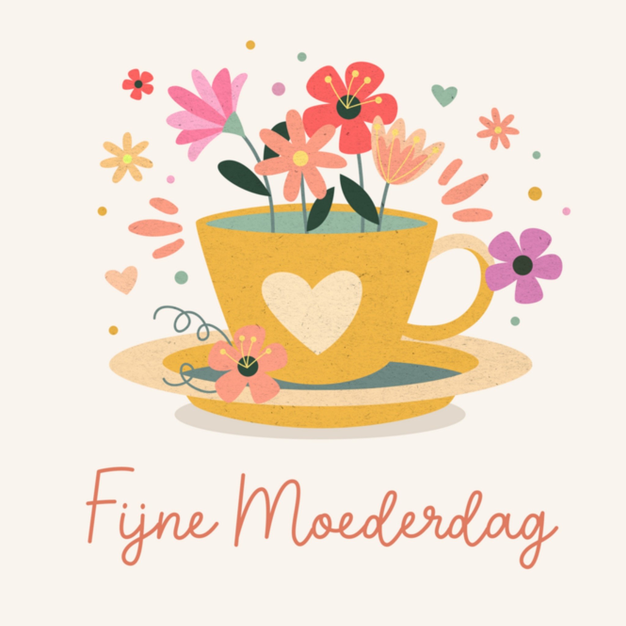 Papercute Moederdagkaart Fijne moederdag Greetz