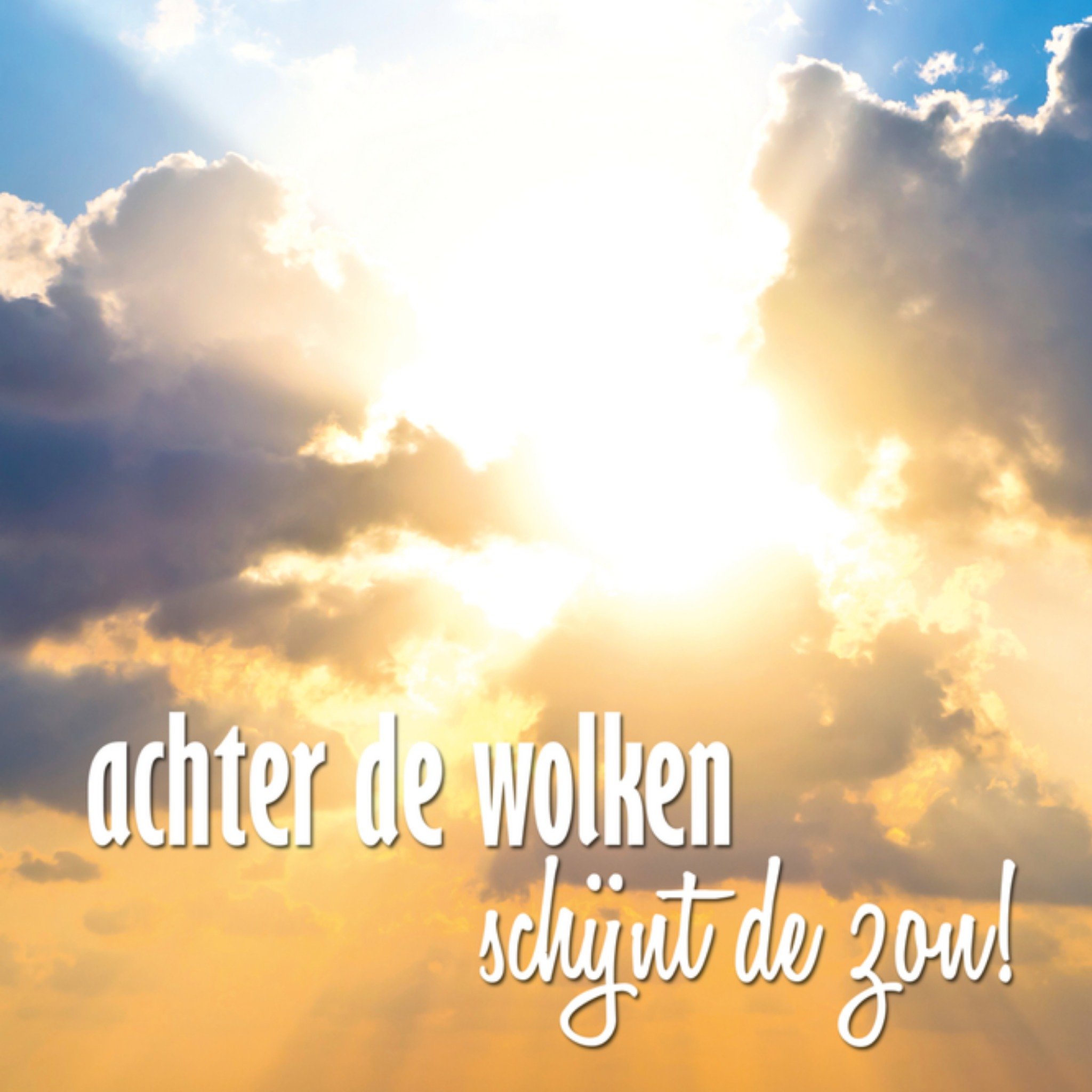 Sterkte kaart zon wolken Paperclip