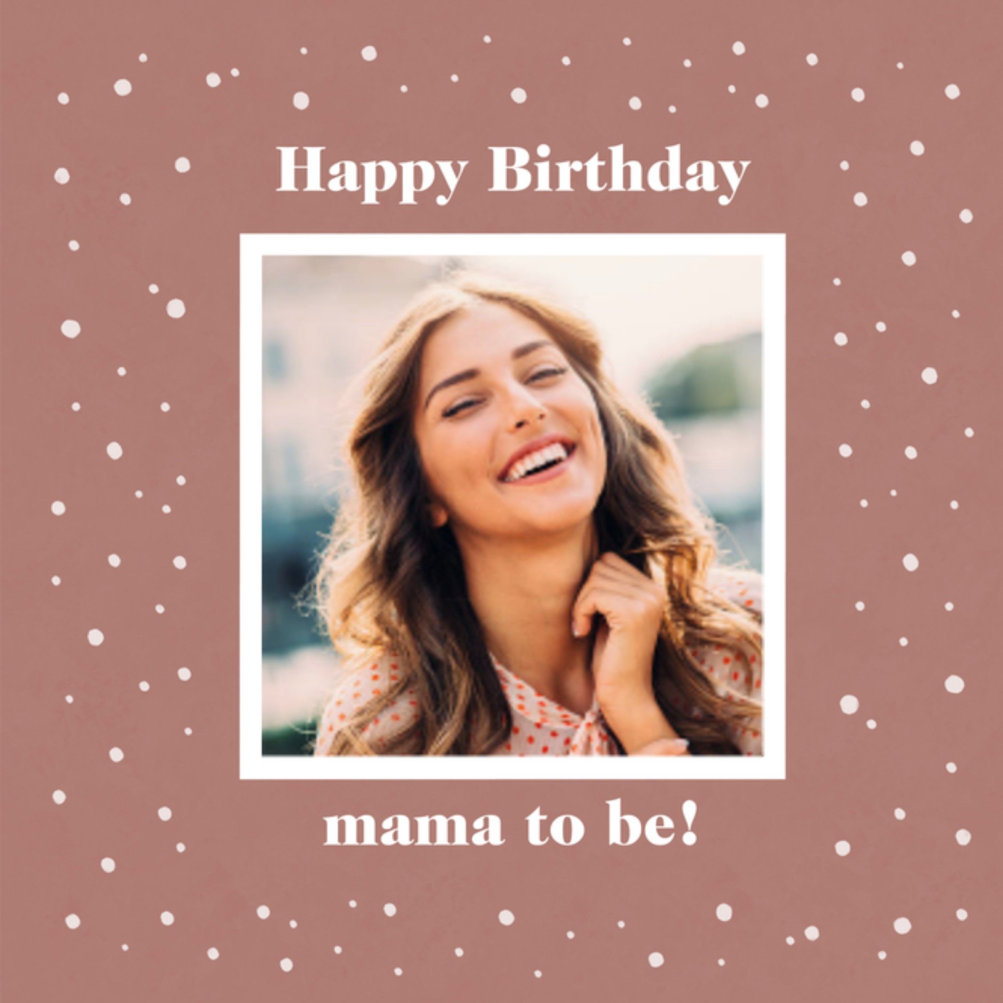 Greetz Verjaardagskaart Stippen Mama to be Vierkant