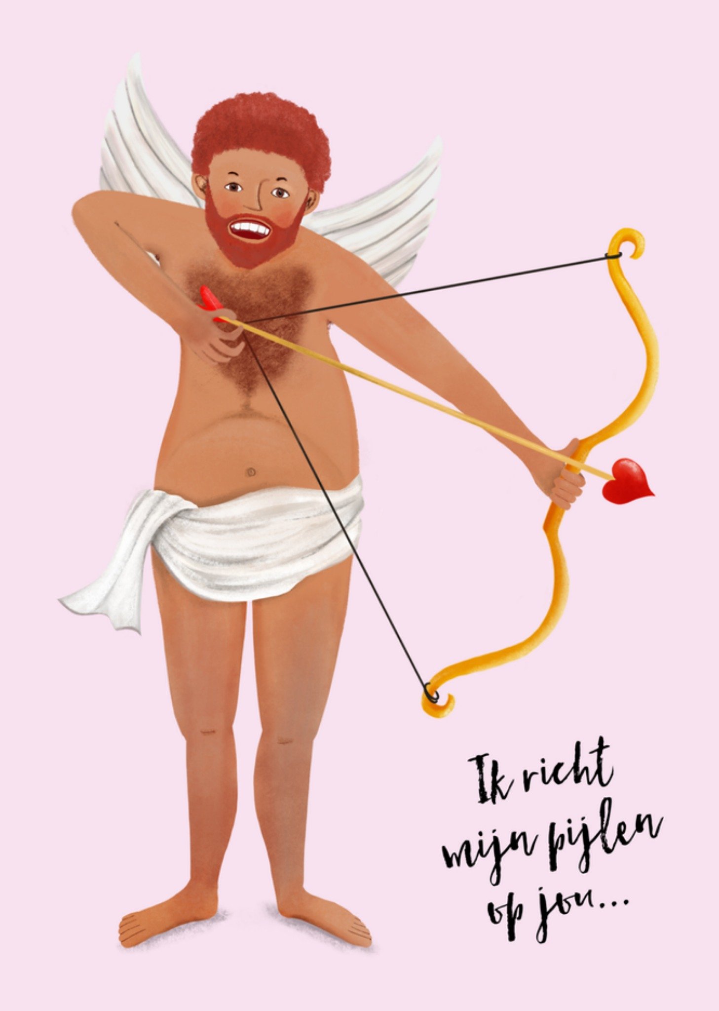 Greetz Liefdeskaart Cupid Standard Card