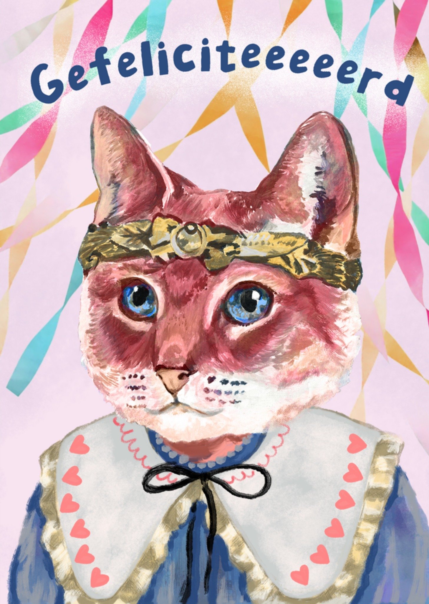 Verjaardagskaart Kat Kaart Drunk Girl Designs