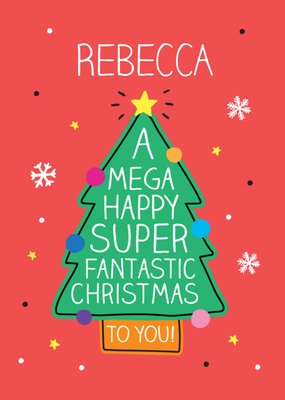 Happy Jackson | Kerstkaart | met naam