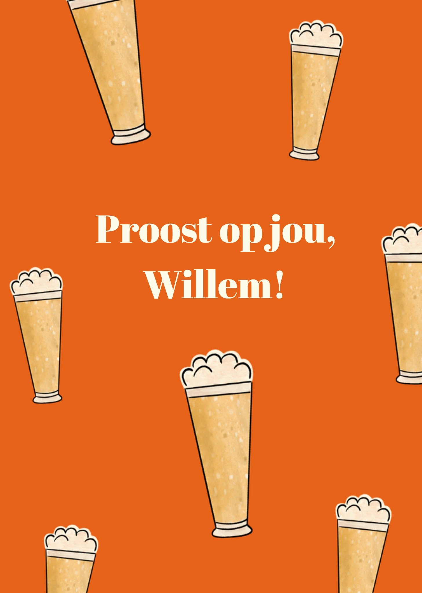 Koningsdagkaart met naam Kaart Greetz