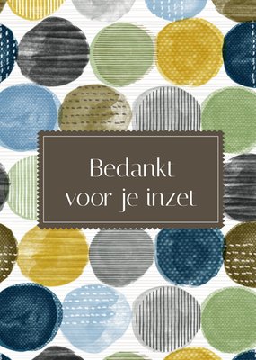 TMS | Nieuwe baan | bedankt voor je inzet