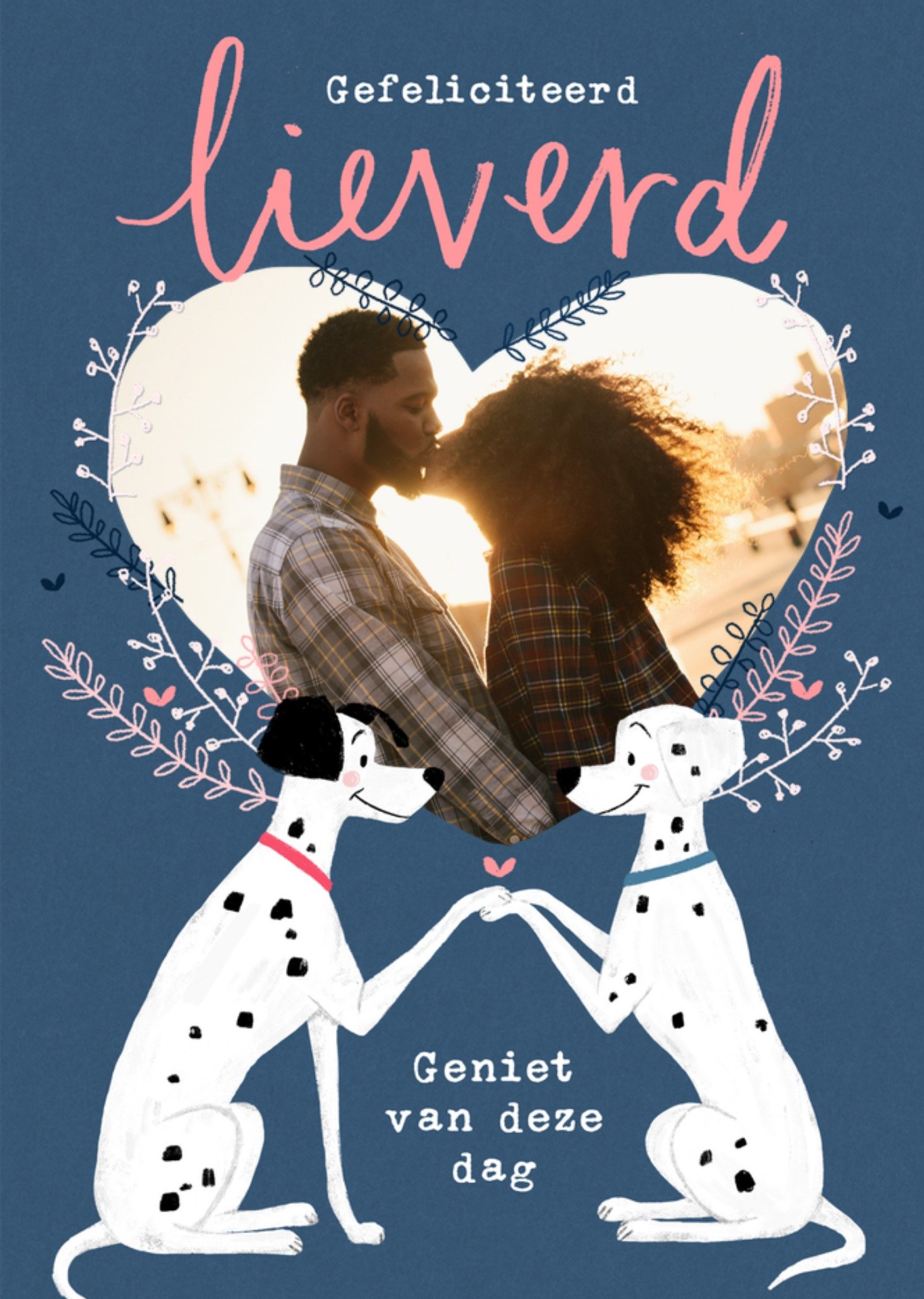 Verjaardagskaart Gefeliciteerd lieverd Met foto Kaart Disney