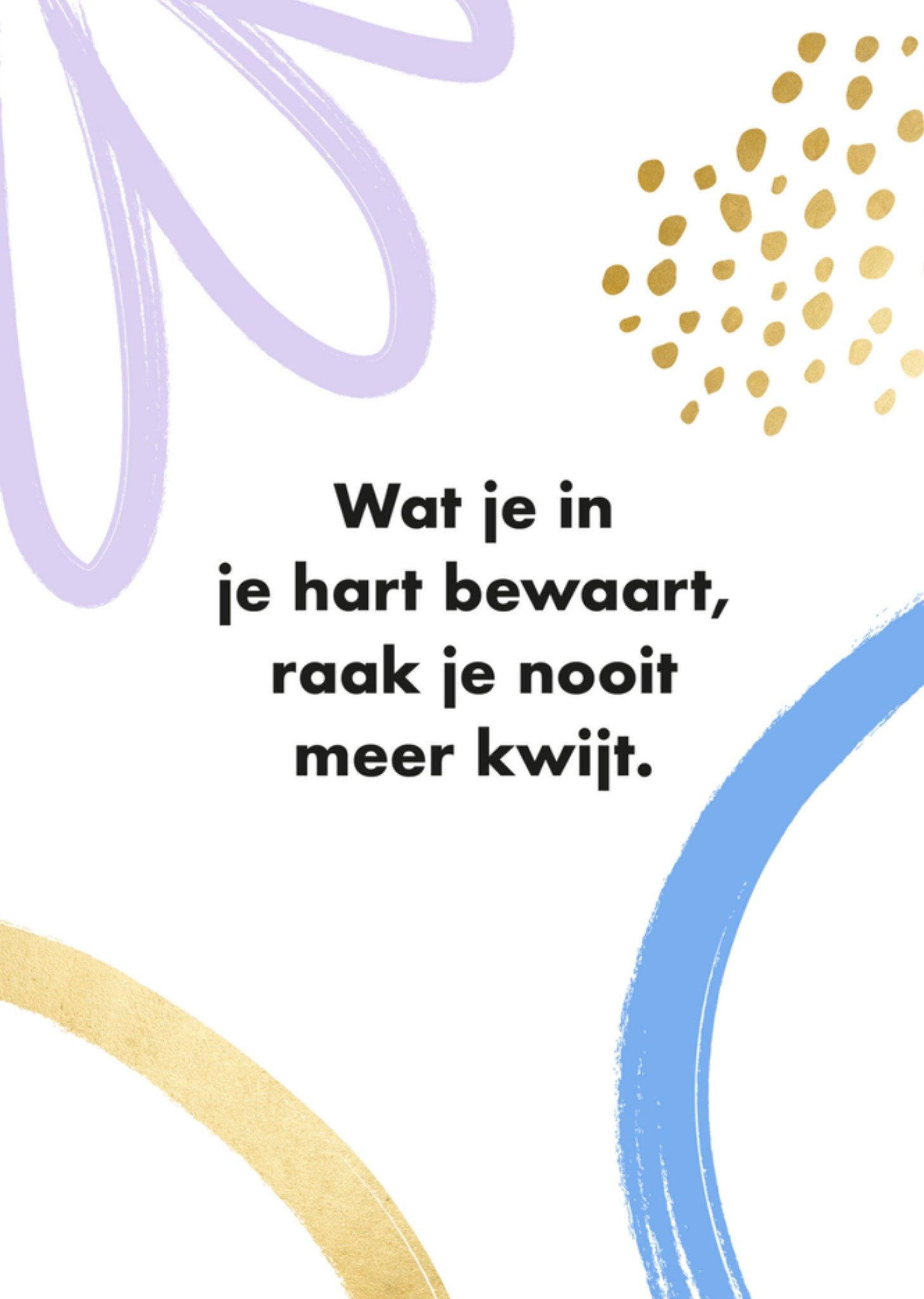 Greetz Condoleancekaart quote Standard Card