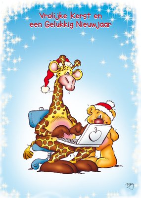 Doodles | Kerstkaart | Vrolijke kerst | Juf