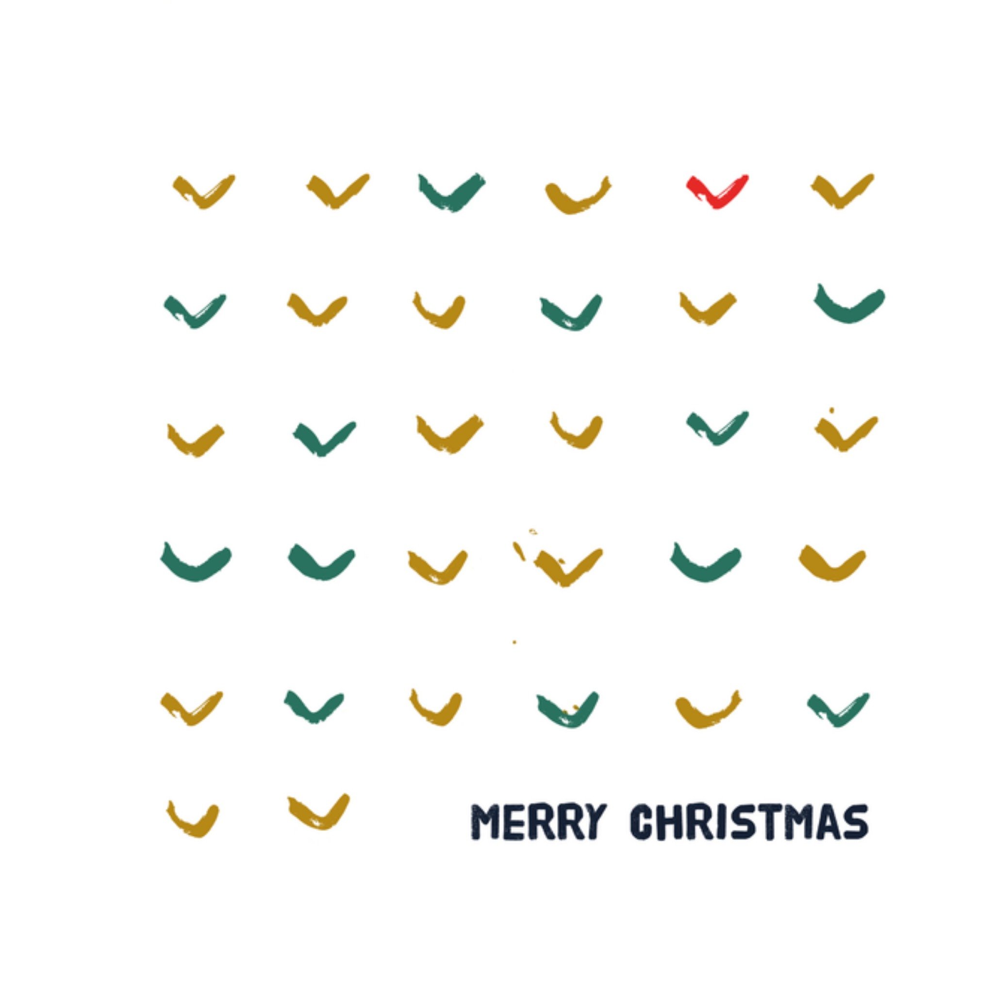 Kitchen of Smiles Kerstkaart merry christmas Vierkant