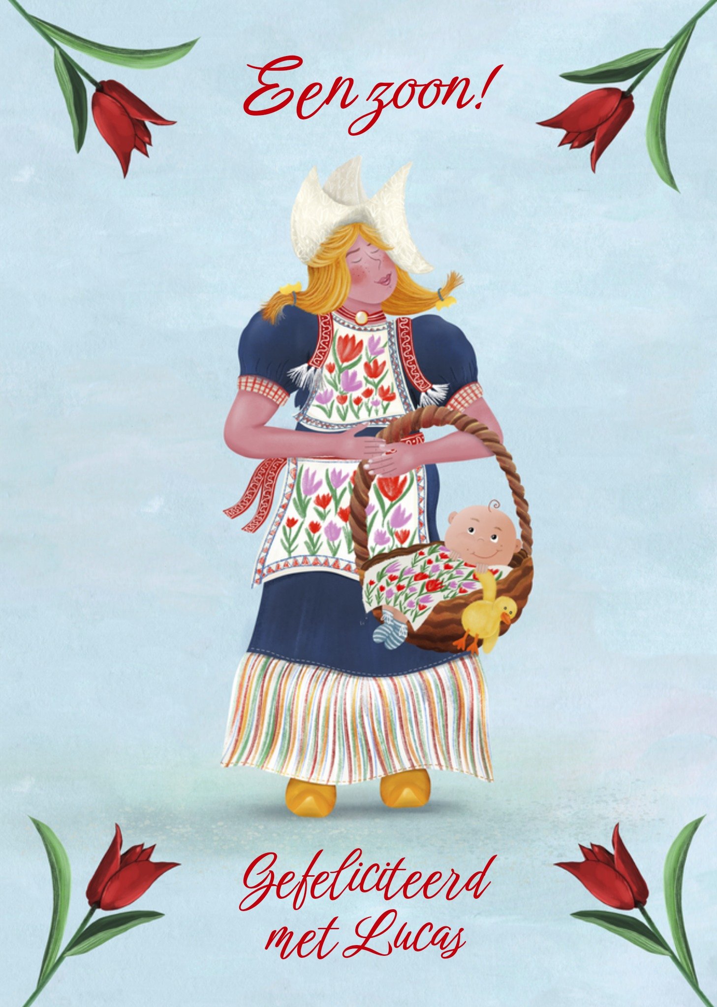 Patricia Hooning Geboortekaart Een zoon Kaart Fishuals