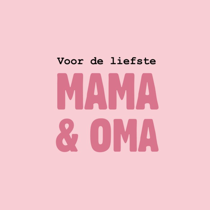 Greetz | Moederdagkaart | mama en oma