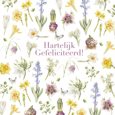 Verjaardagskaarten | Klassiek | Bloemen