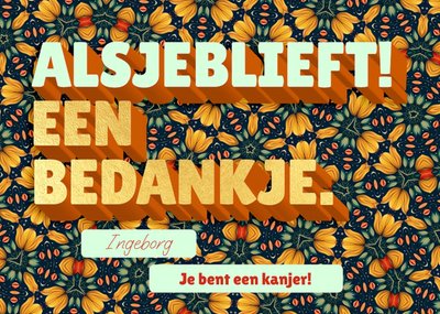 Love Repeat | Bedankt kaart | Alsjeblieft!