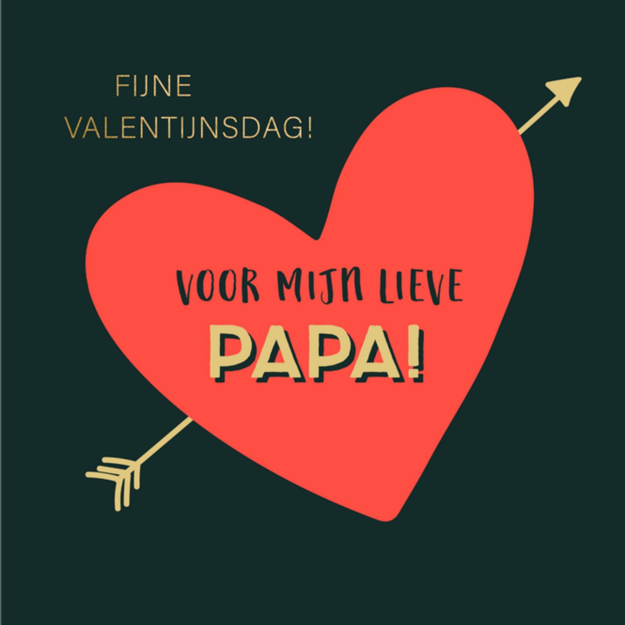 Greetz Valentijnskaart Papa Vierkant
