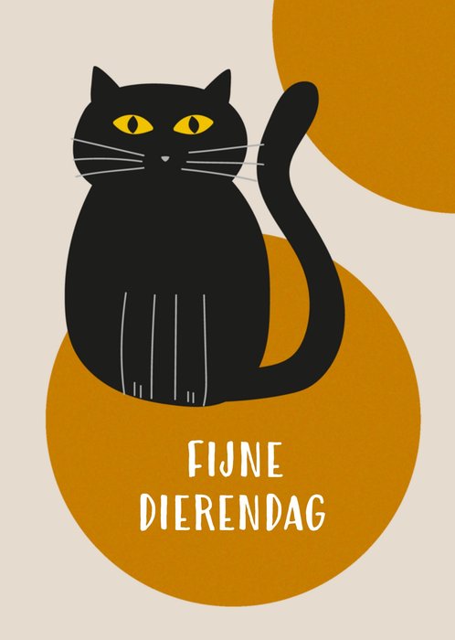 Greetz | Dierendag kaart | Illustratie | Kat