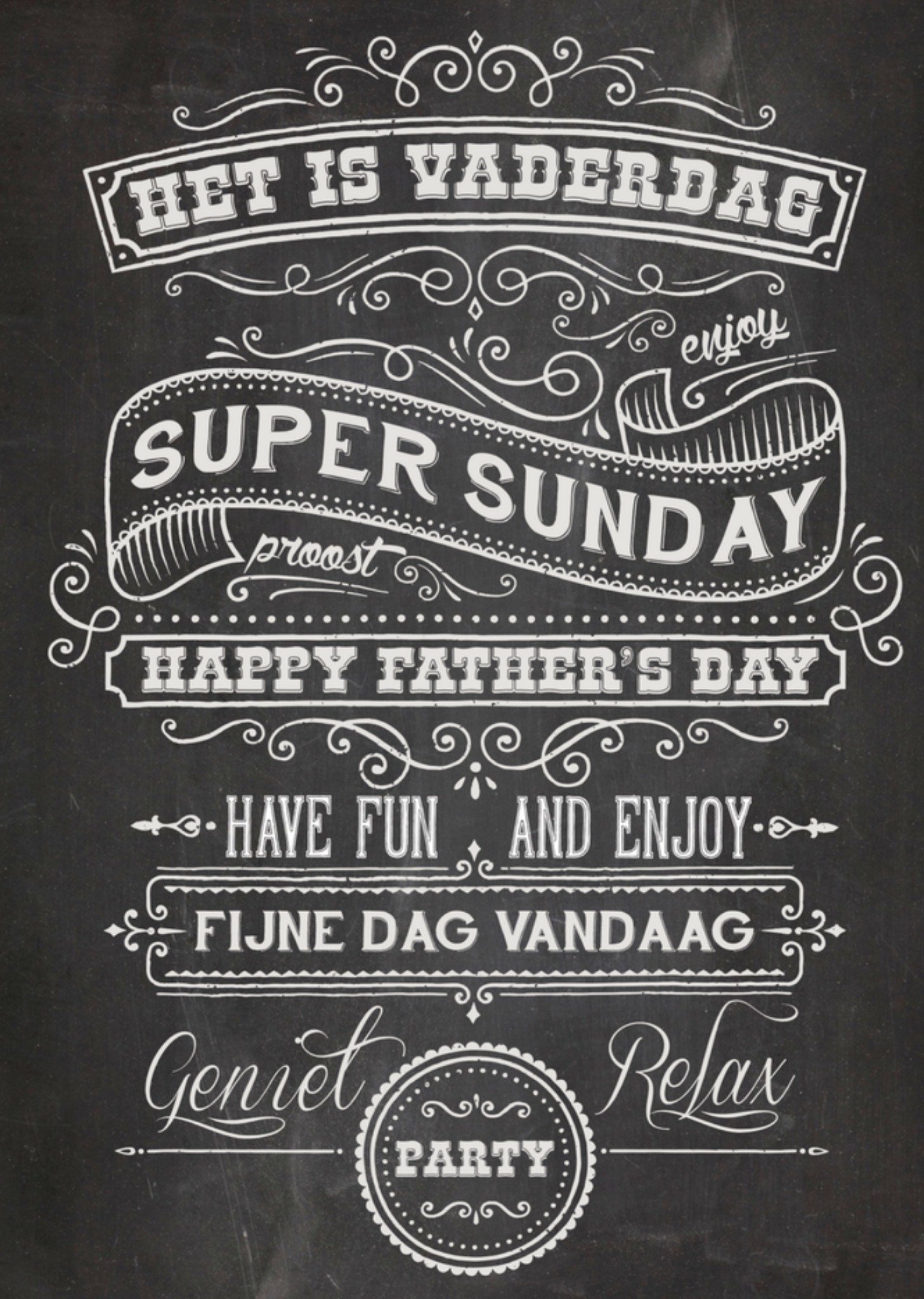 Vaderdagkaart tekst Kaart Paperclip