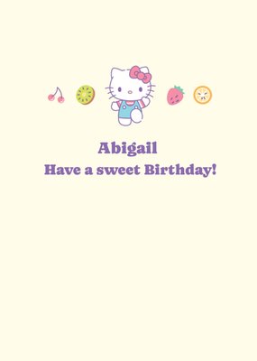 Hello Kitty | Verjaardagskaart | Sweet birthday