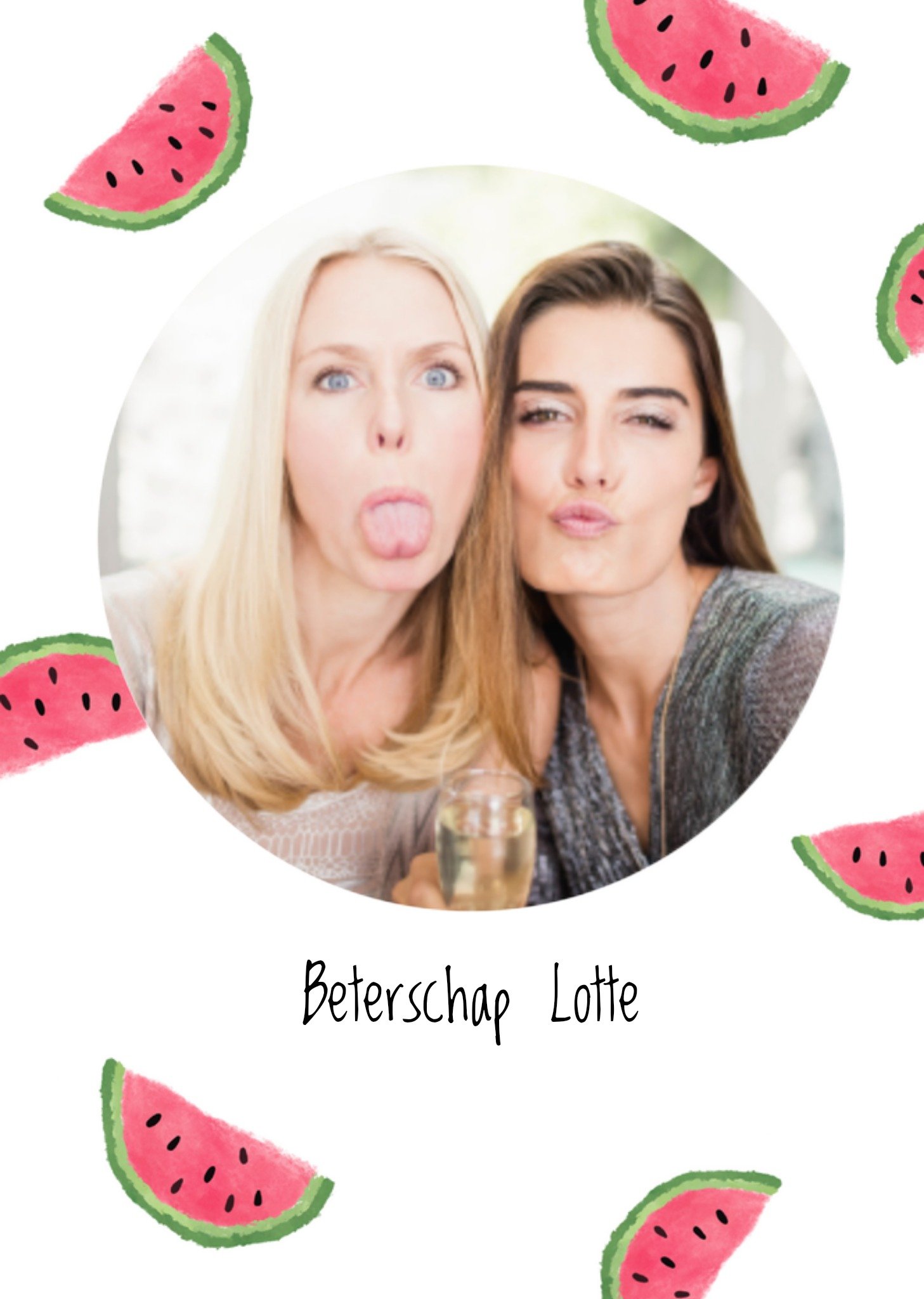 Beterschapskaart Meloentjes Kaart Greetz