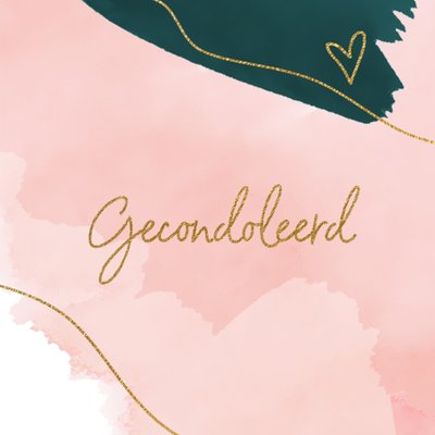 Luckz | Condoleancekaart | Gecondoleerd