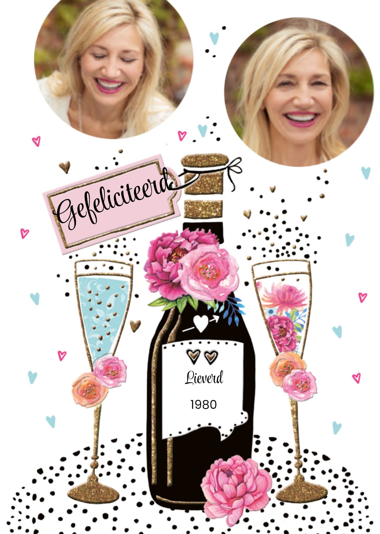 Verjaardagskaart Wijn Foto Kaart TMS