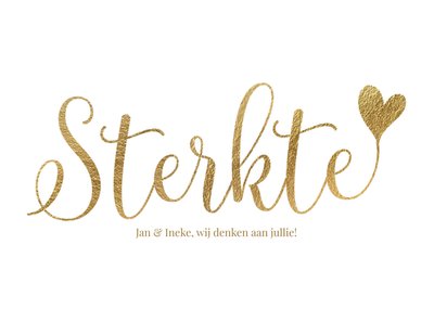 Luckz | Sterkte kaart | Gouden hartje
