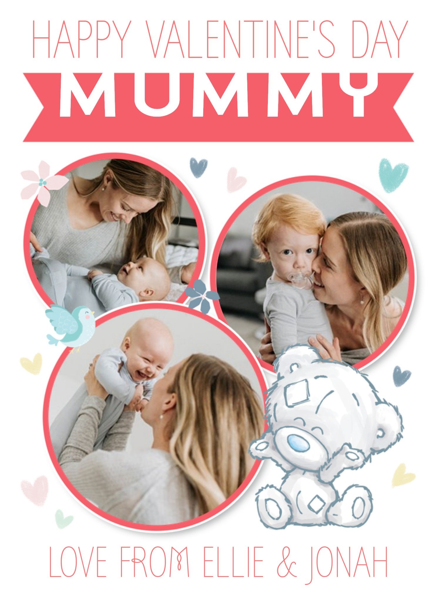 Valentijnskaart mama fotokaart Kaart Me to You