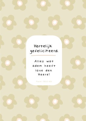 Dagelijksebroodkruimels | Verjaardagskaart | Geillustreerde bloemen