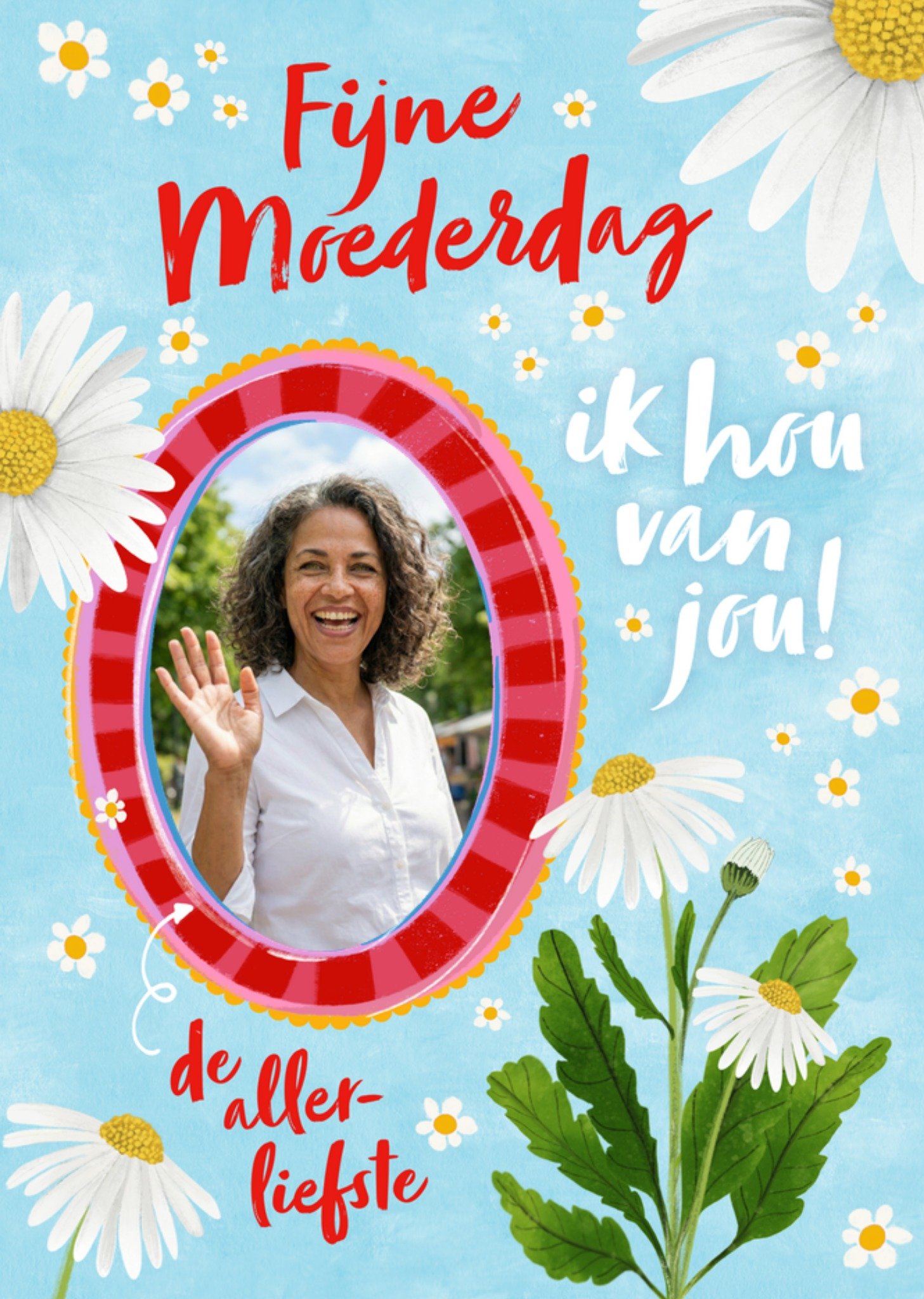 Fishuals Moederdagkaart Ik hou van jou Greetz