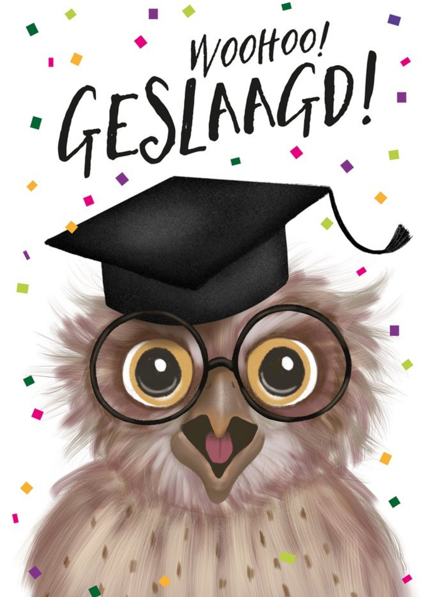 Tsjip Geslaagdkaart Woohoo geslaagd Greetz