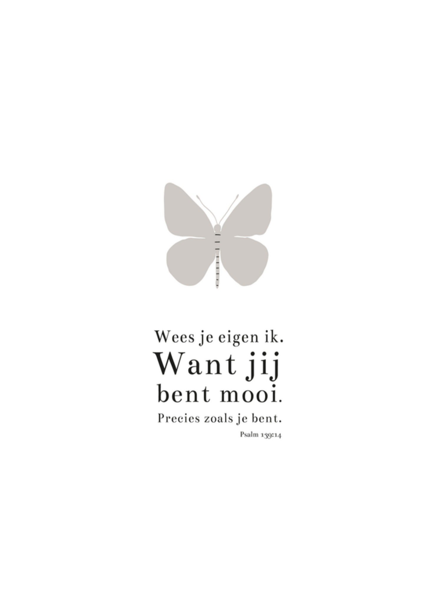 Bemoedigingskaart Vlinder Kaart Dagelijksebroodkruimels
