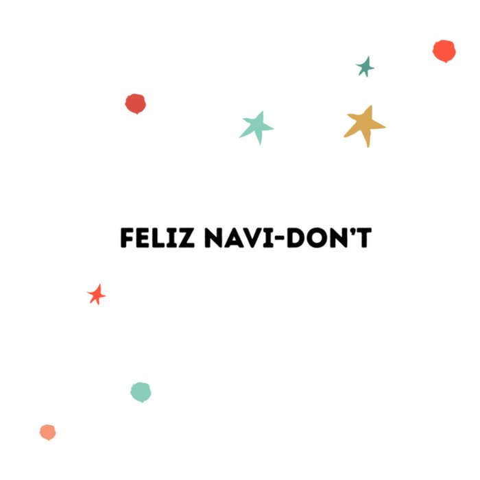 Greetz | Kerstkaart | feliz navi-don't | grappig