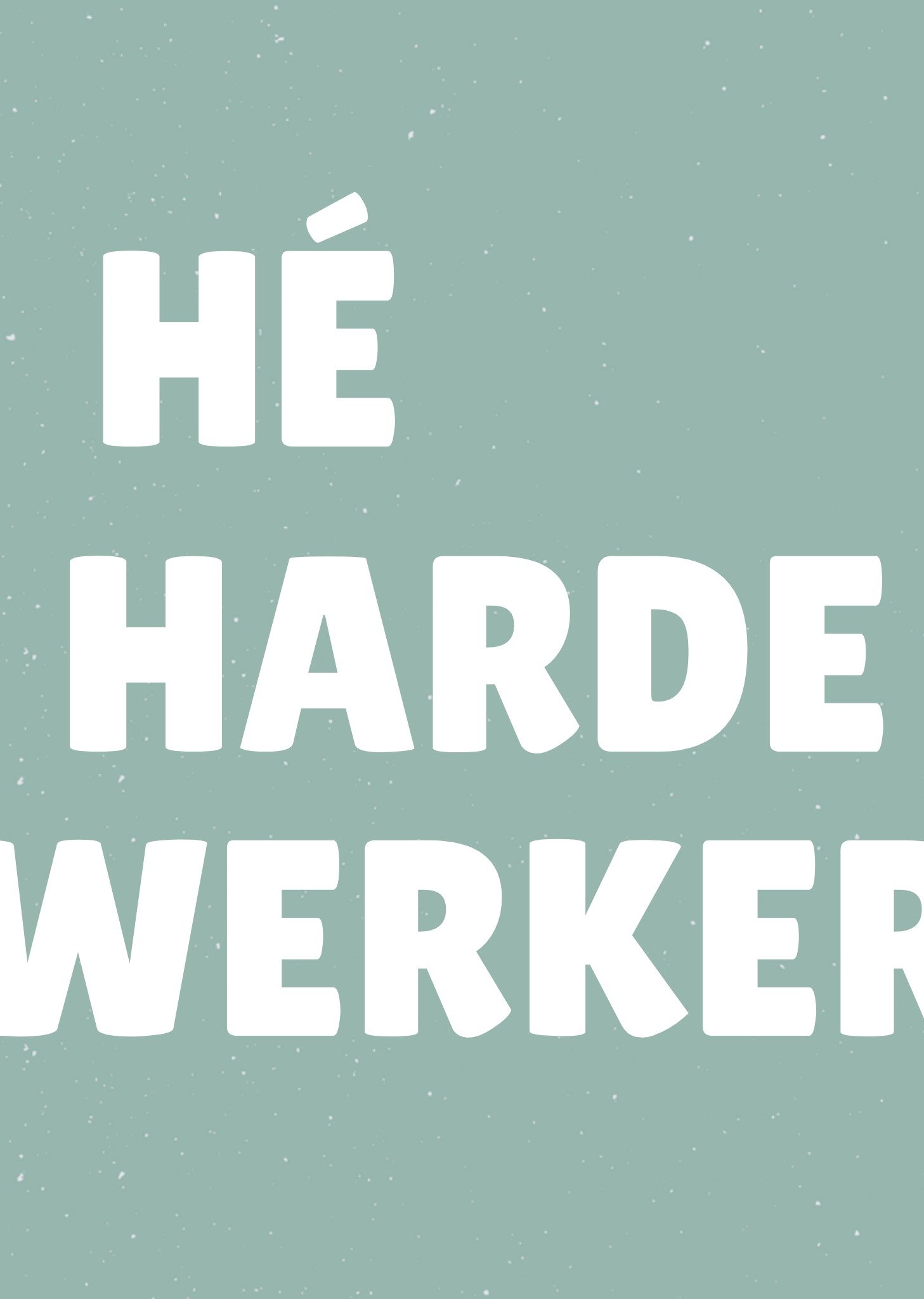 Greetz Secretaressedag he harde werker Standard Card