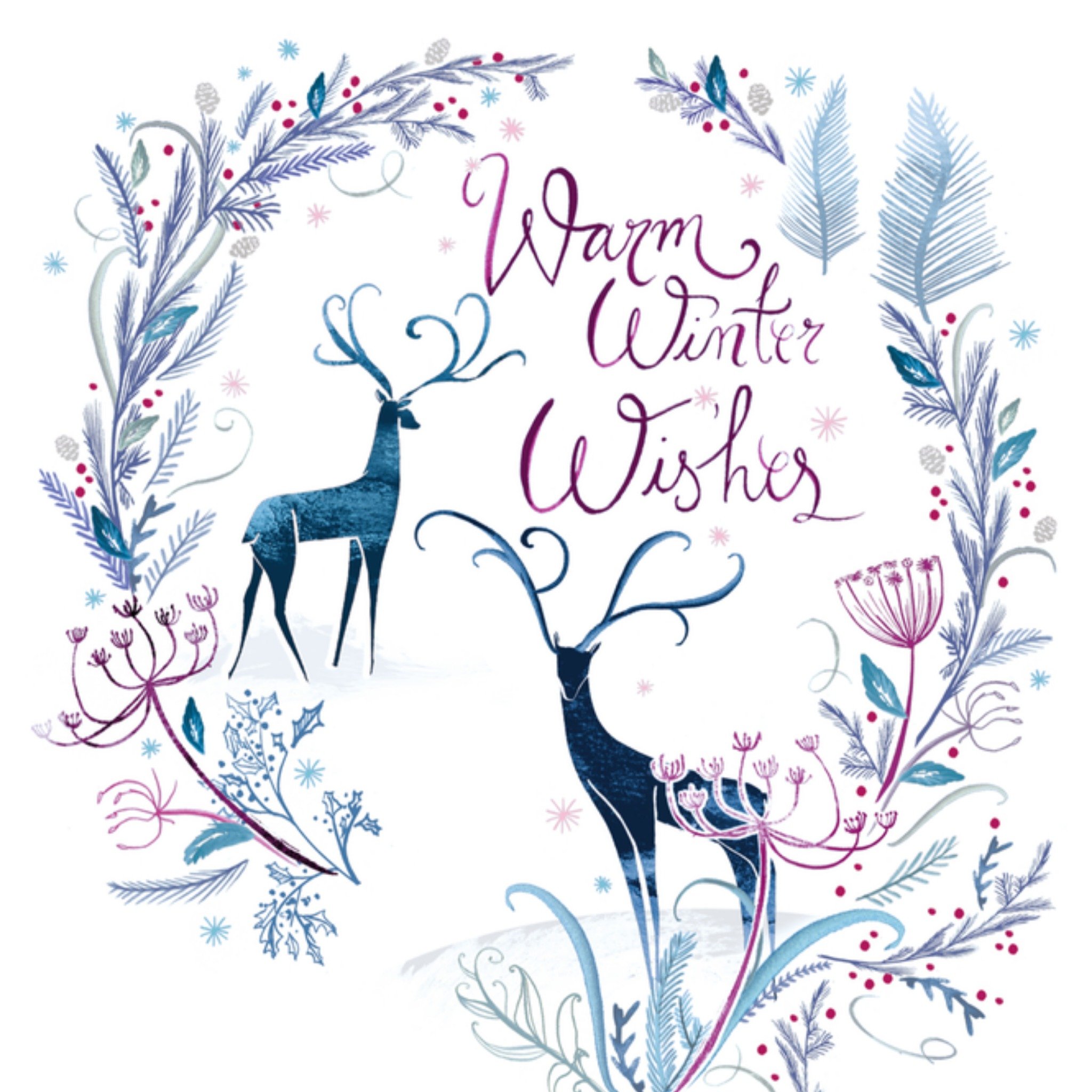 Kerstkaart illustratie Paperlink