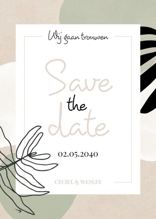 Greetz | Save the date | met naam en datum