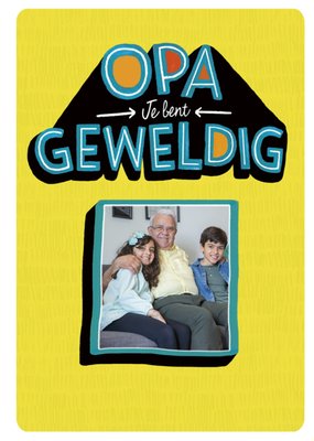 UK Greetings | Verjaardagskaart | Opa | Met foto