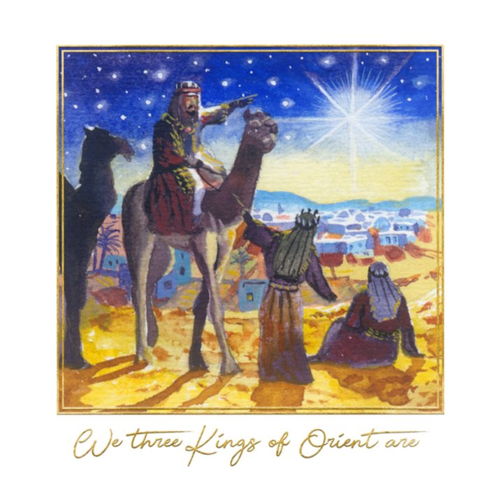 Mary Evans | Kerstkaart | We three kings