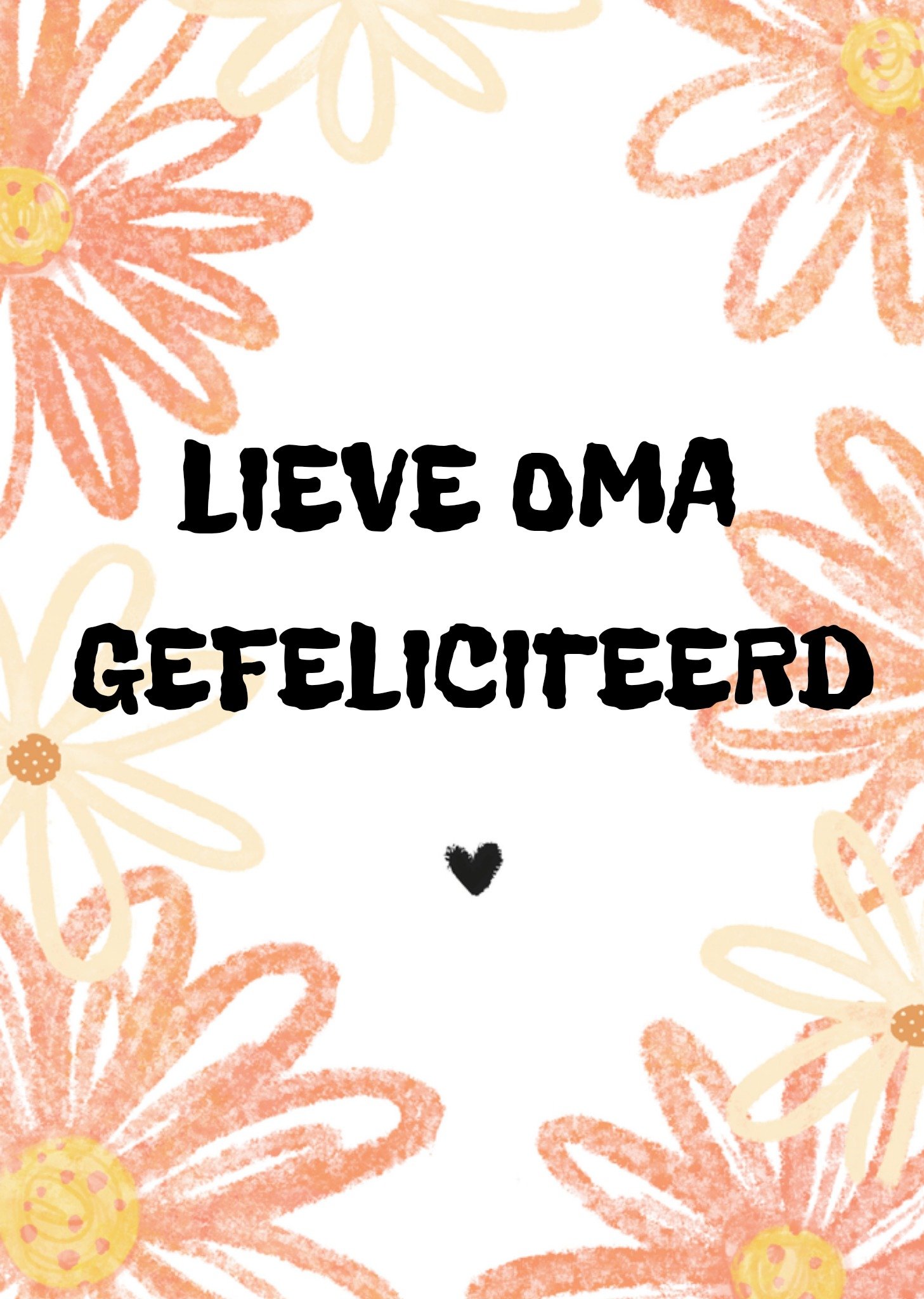 Greetz Verjaardagskaart Oma Standard Card