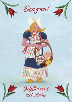 Patricia Hooning | Geboortekaart | Een zoon