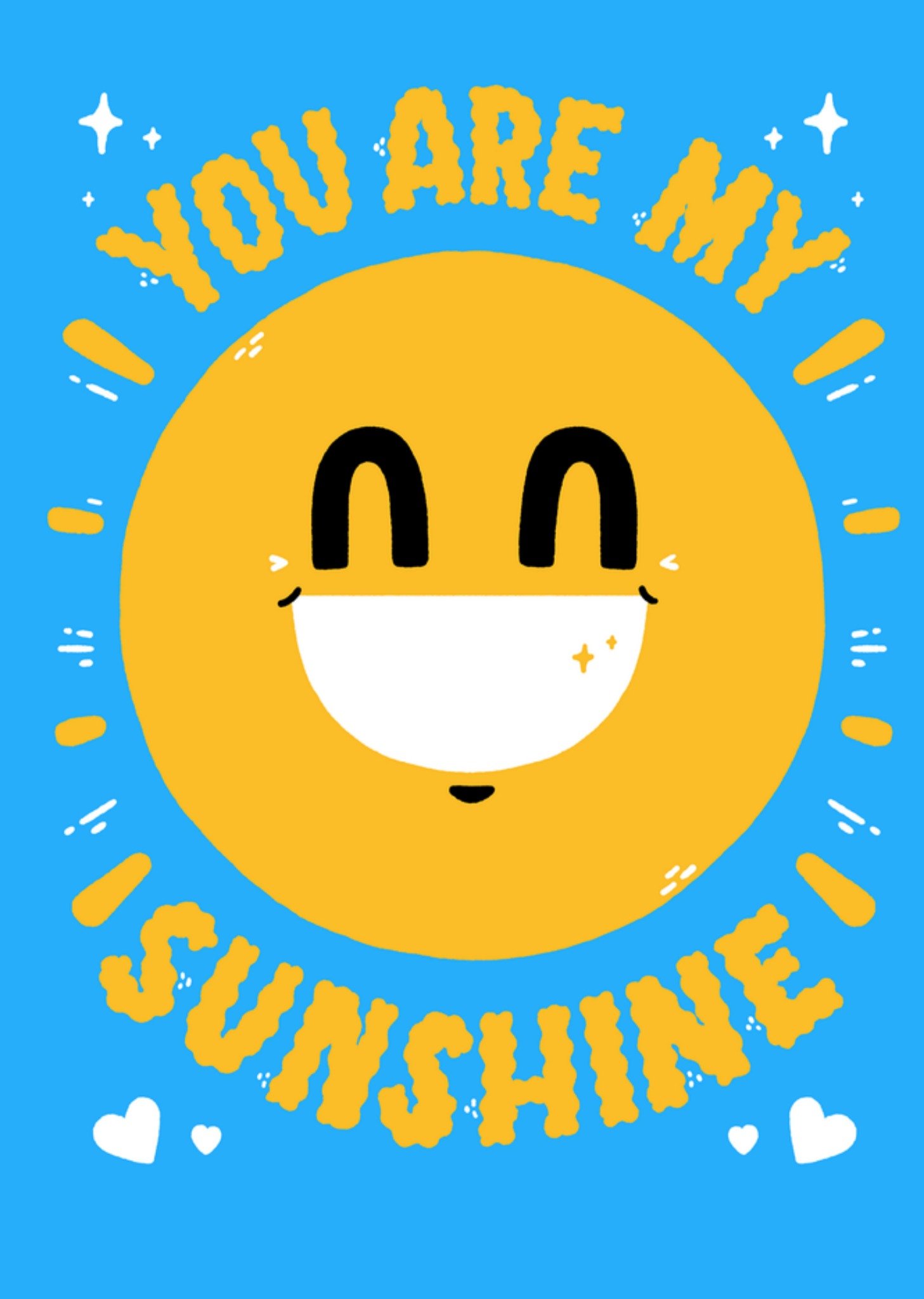 Zomaar kaart You are my sunshine KaartJolly Awesome