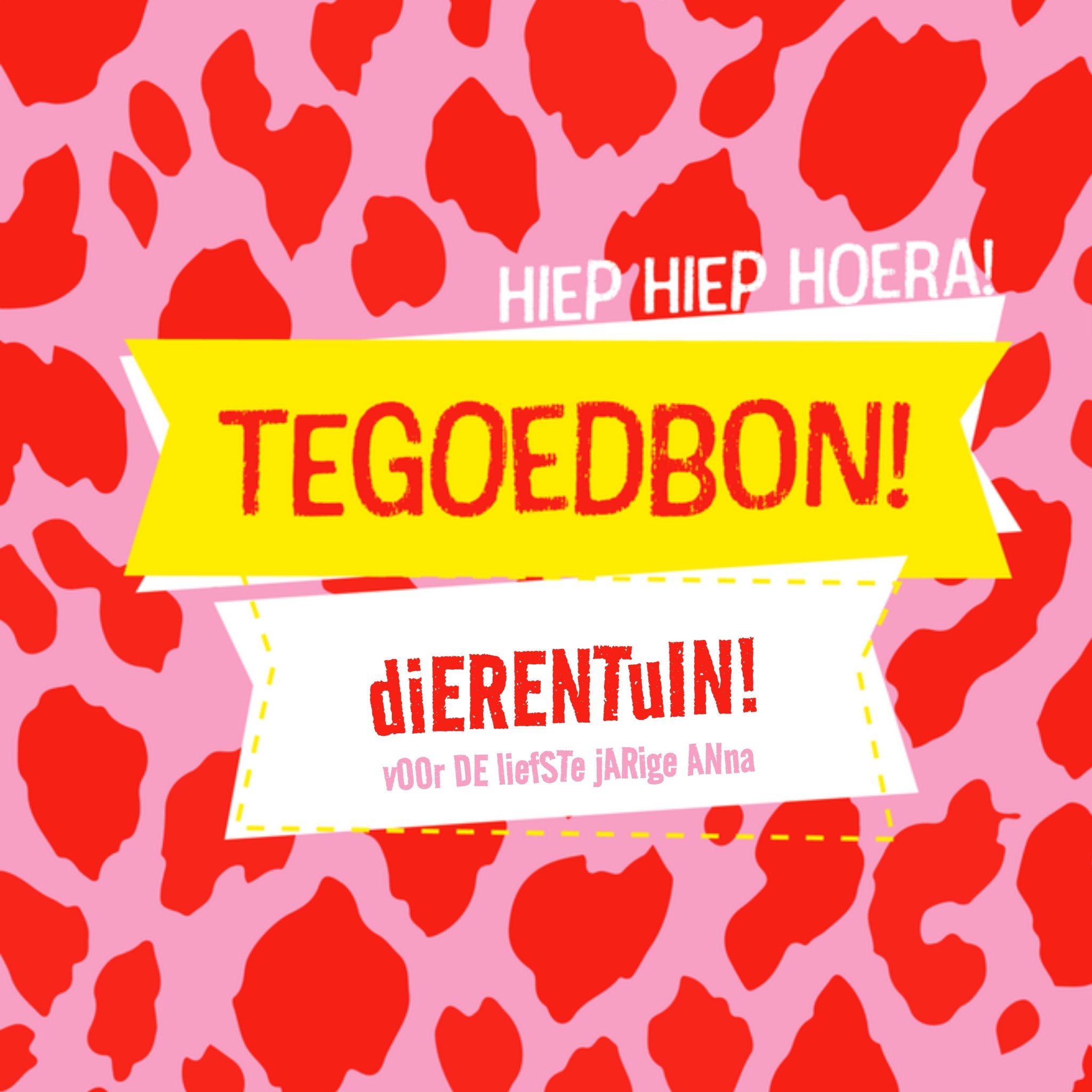 Greetz Verjaardagskaart dierentuin Vierkant