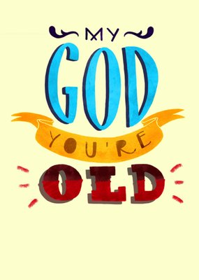 Greetz  | Verjaardagskaart | you're old