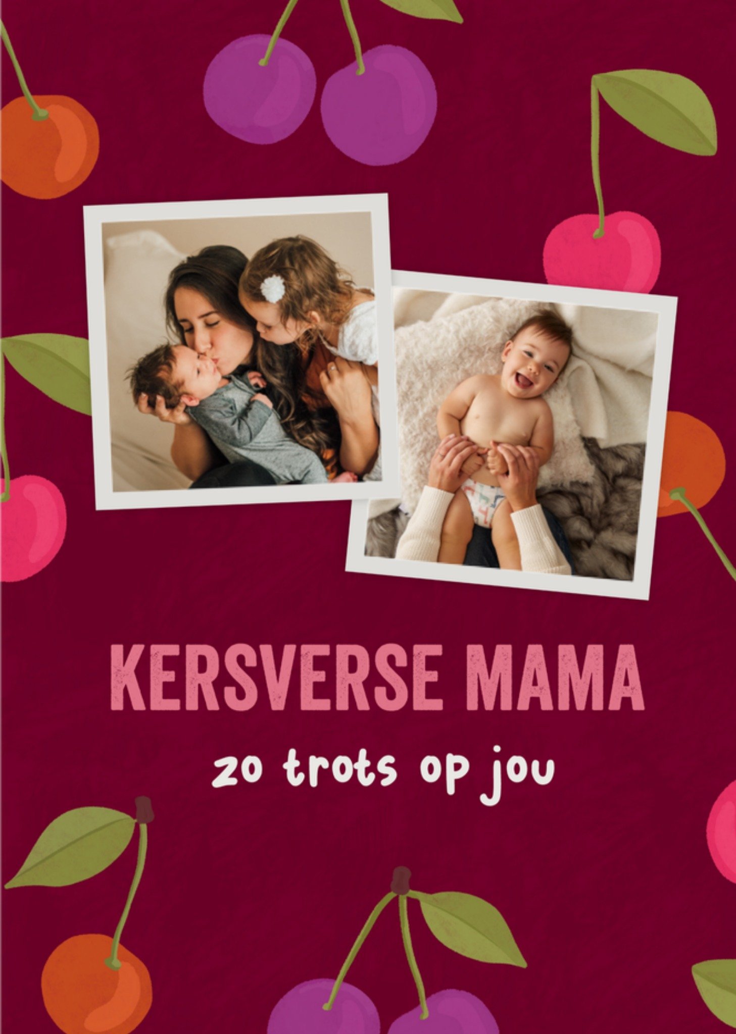 Moederdagkaart Kersen Greetz