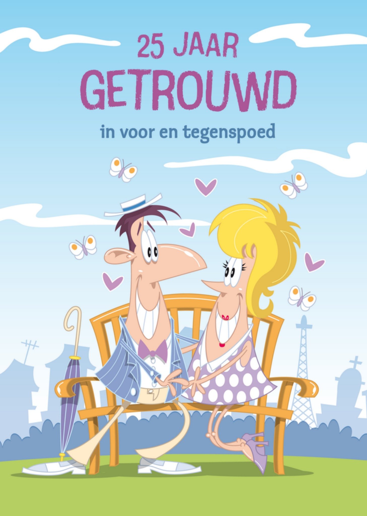 Huwelijkskaart Jubileum Lief Kaart TMS