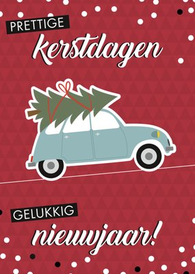 Paperclip | Kerstkaart | auto