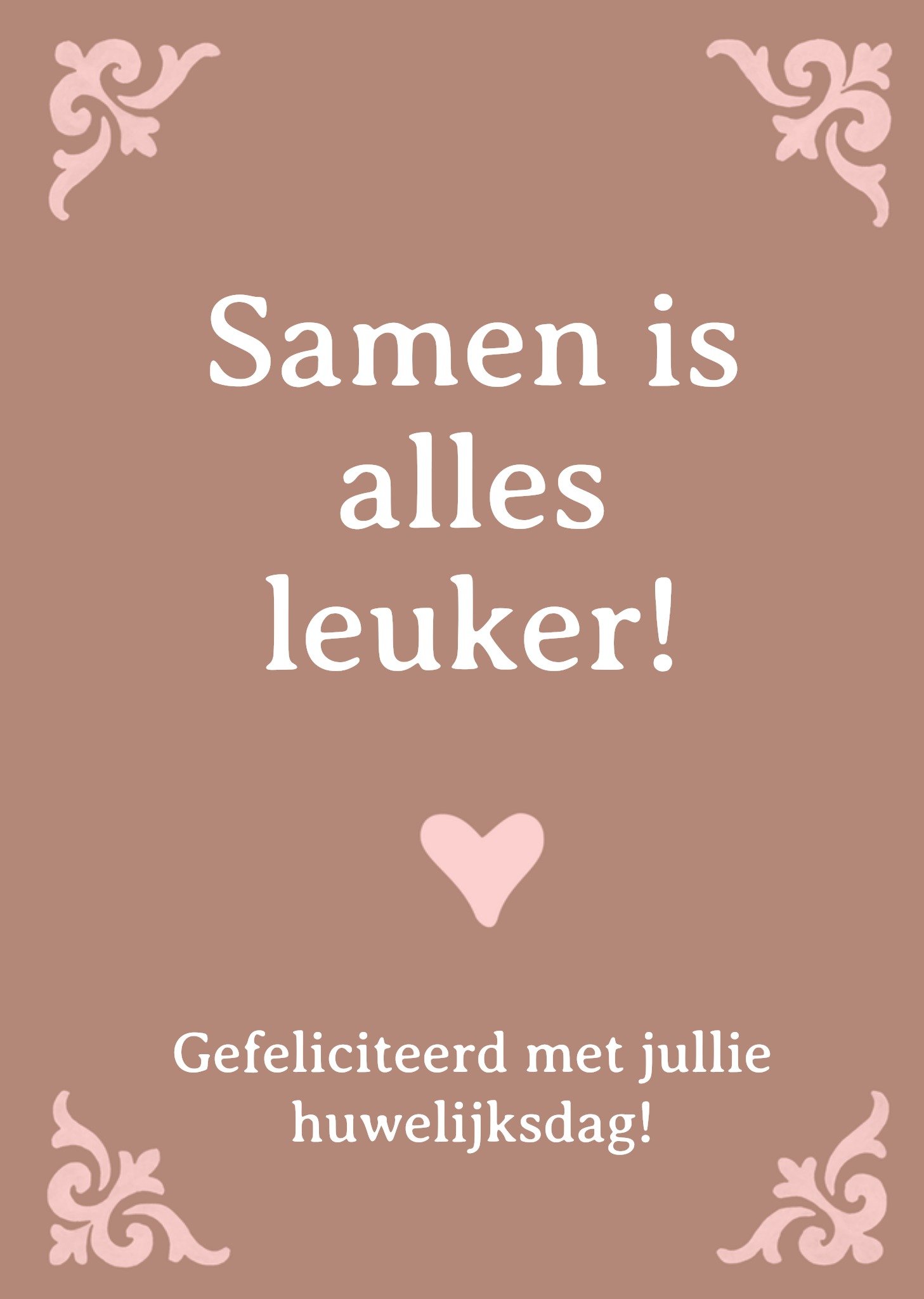 Grappige Huwelijkskaart Luckz